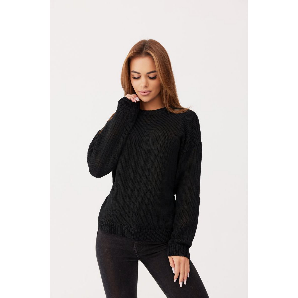 CHIARA sweater – 100% merinould – sort