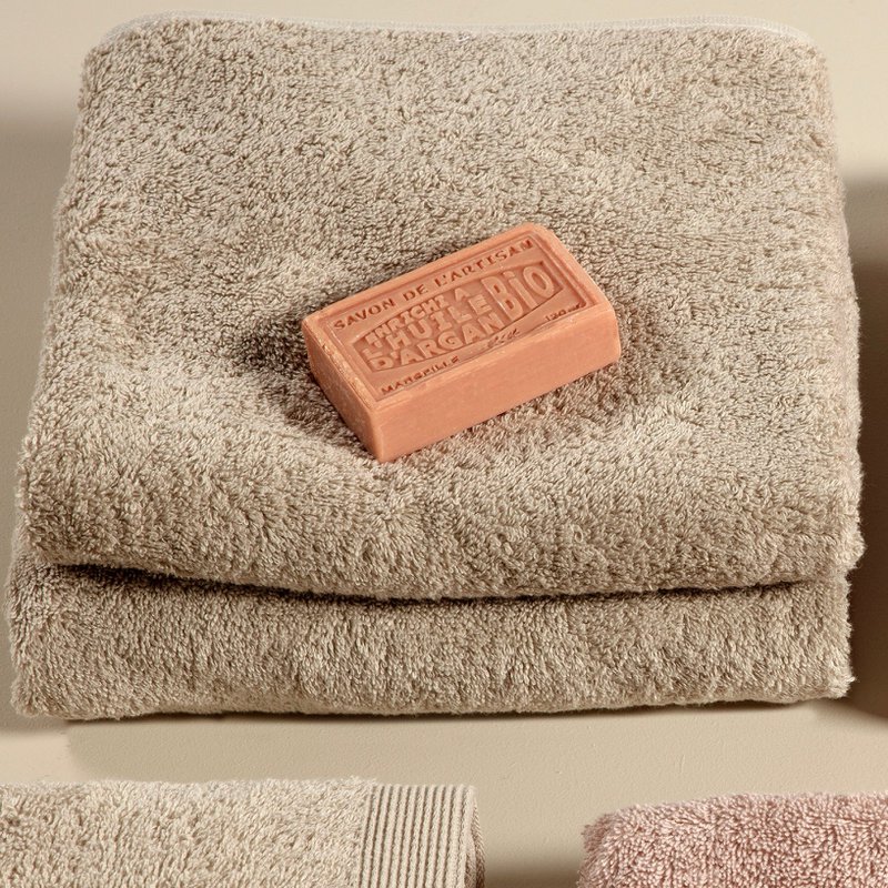 Como Shower Towel 70 x 140 cm - Beige