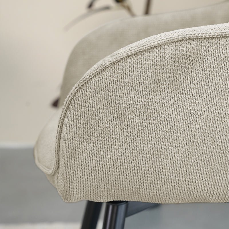 Sienna fauteuil [set van 2] [linnenstof] [360 graden draaibare voet]
