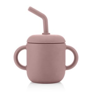 2in1 drinking and snack cup, pink