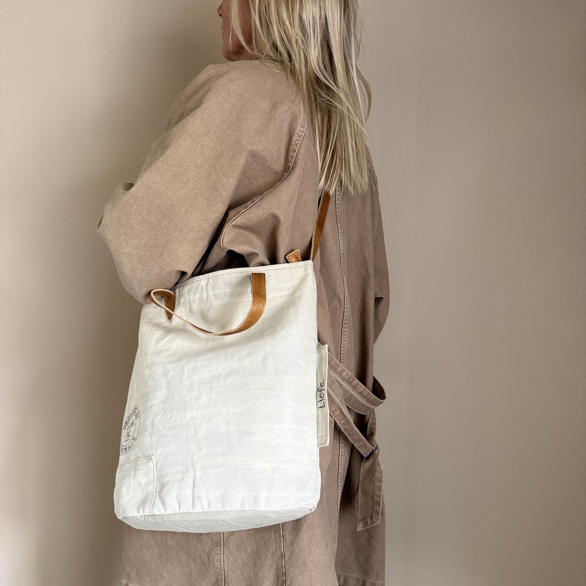BucketBag (light canvas) - raw
