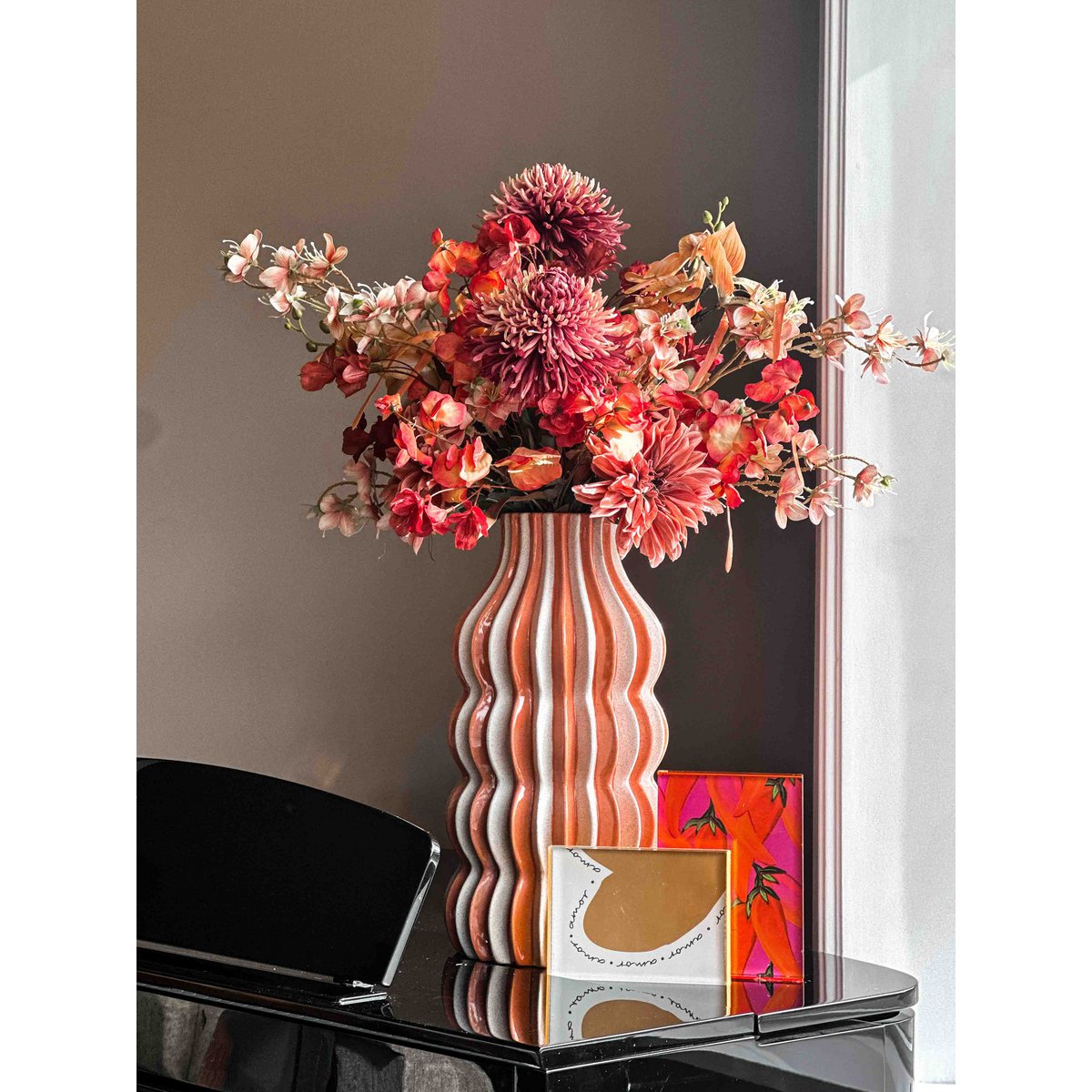 Photo frame Geo orange