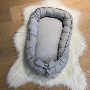 Baby nest Classic Love Gray