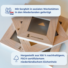 Premium Oak Wooden Frame