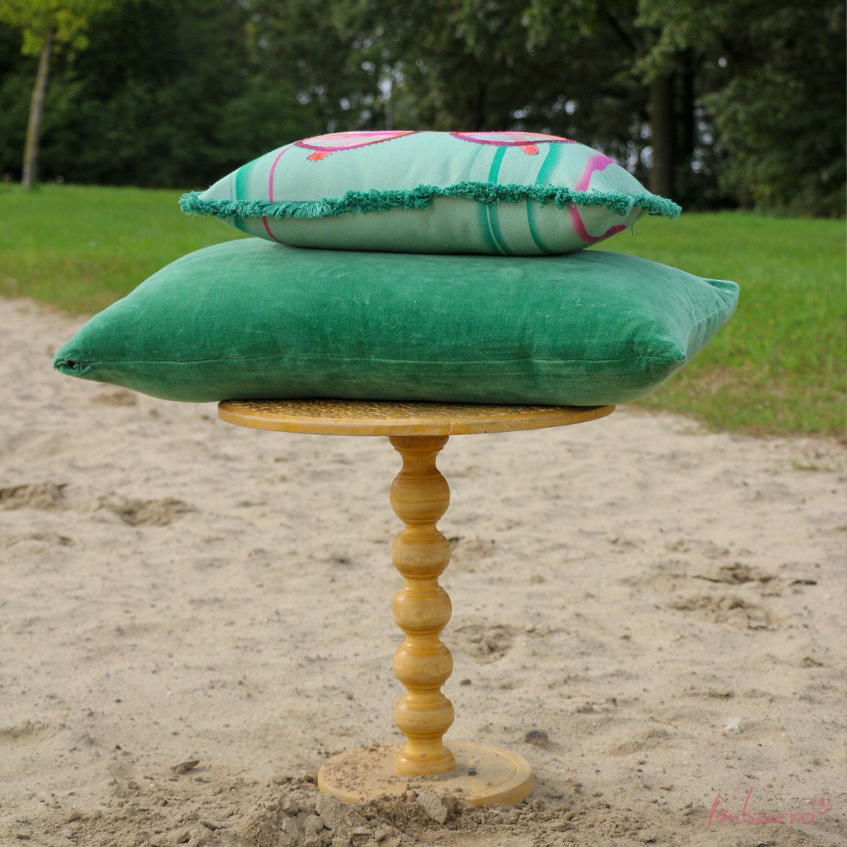 Houten Tafel June Yellow