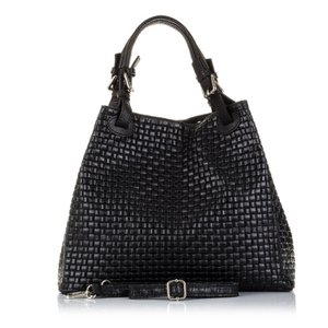 Florence Artegiani. Emanuela Woman tote bag. Genuine Leather Suede Geometric Engraving