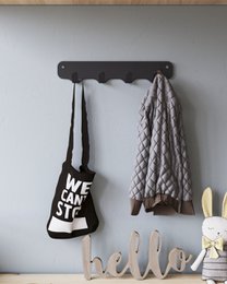 Gorillz Rounded Four Industrial Wall Rack 4 haczyki na wieszaki - czarny