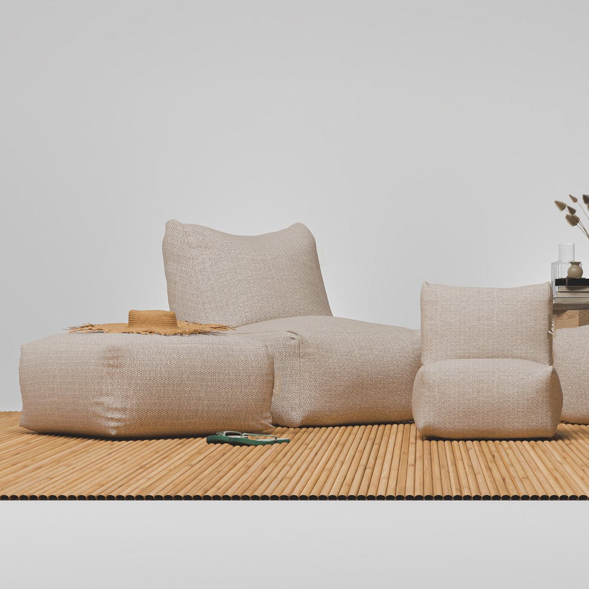 Laui Lounge™ - Siège lounge Boho Junior - Beige