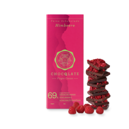 CHOCQLATE Økologisk chokolade-HINDBÆR