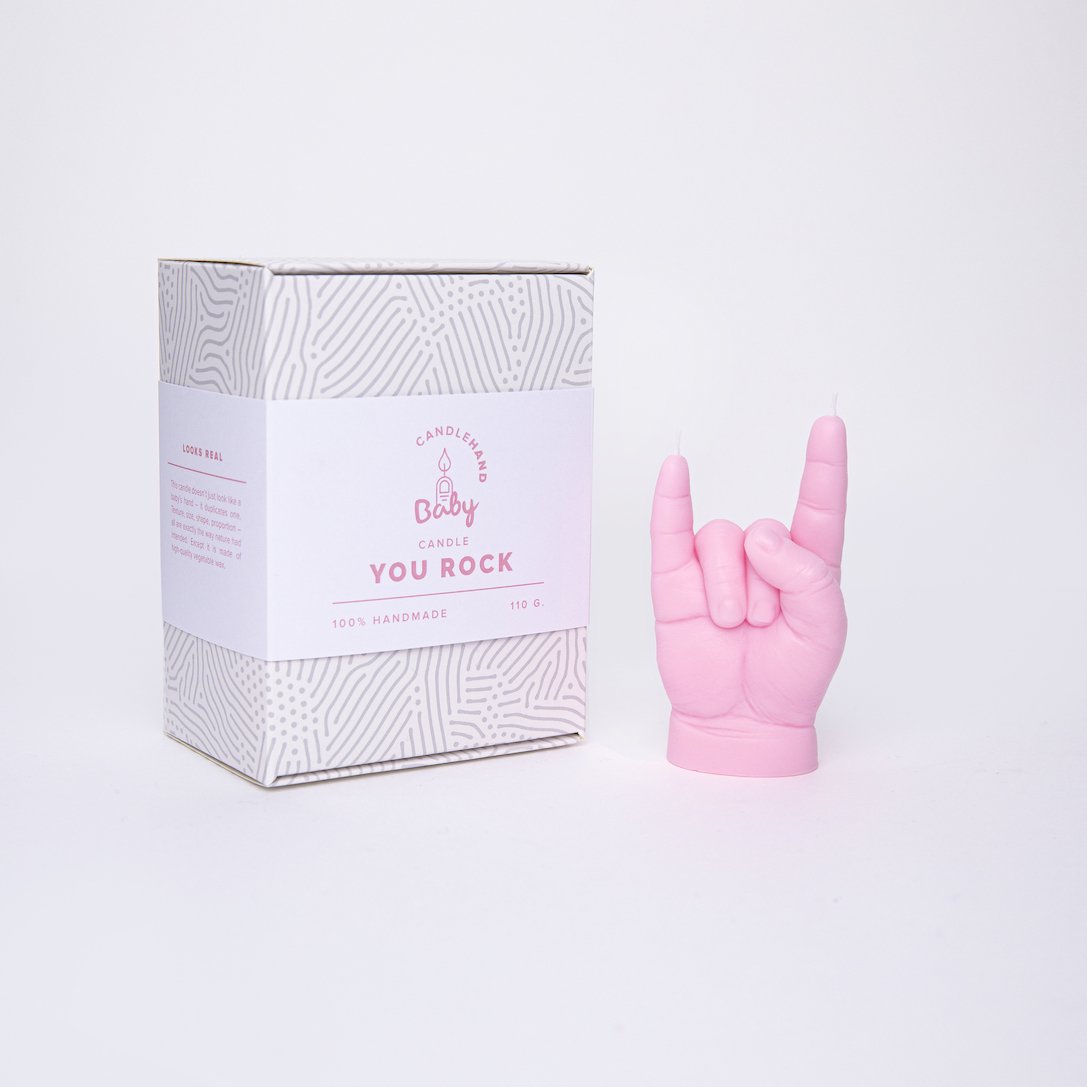 Baby YOU ROCK Vela Rosa