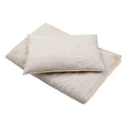 Linen shell child cover set "Sand"