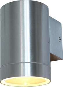 FlinQ Wandleuchte Outdoor Chrom NOX I.