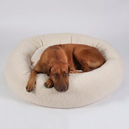 Hundekissen Donut Kuschelnest LOOP Paddy creme