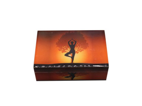 Yoga-Baum-Box (15x10cm)