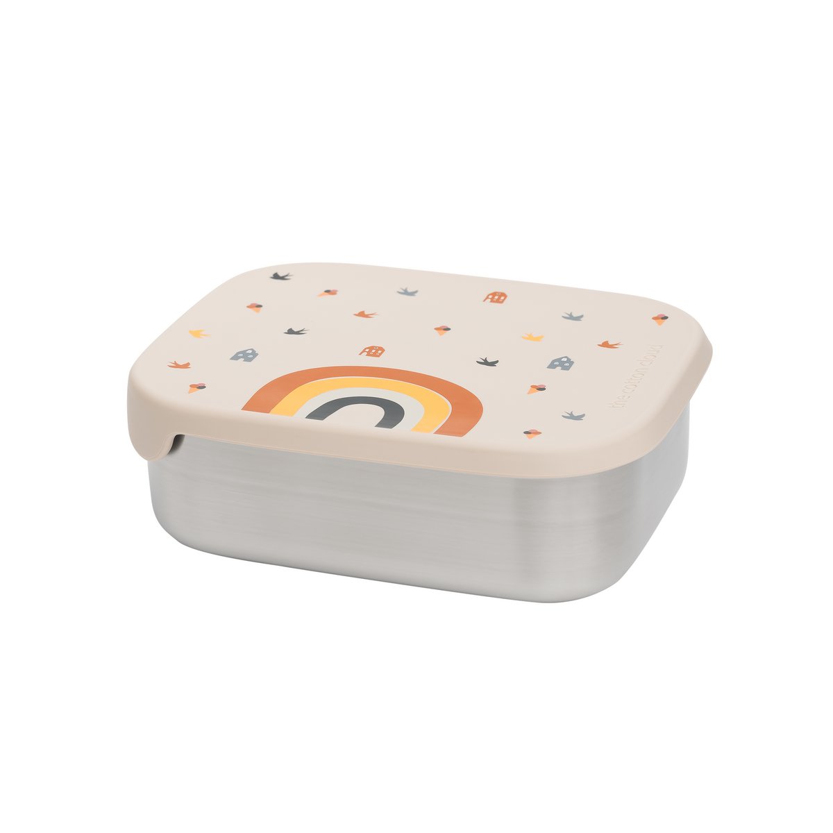 RVS Lunchbox Regenboog