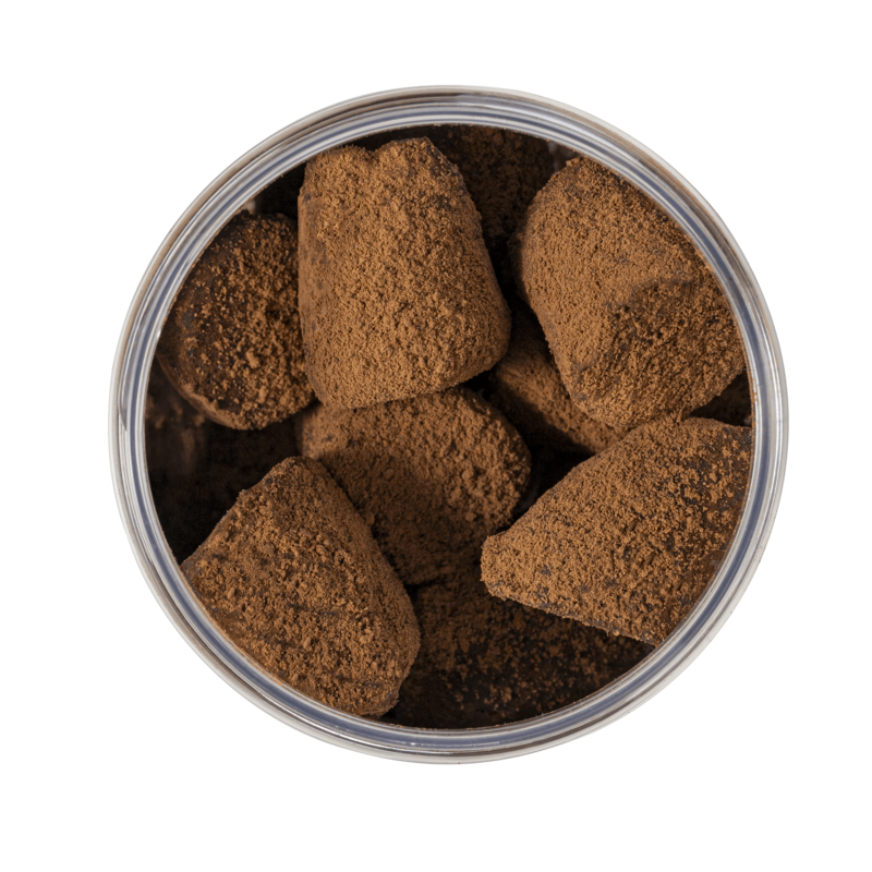 No Tricks Just Treats Tarro de regalo de trufas 130 g | chocolates de halloween