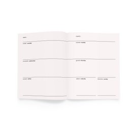 WEEKLY PLANNER Pocket | Tubes
