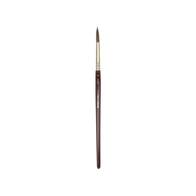 Rundbürste Kangaro %2310 kurz lackiertes Holz, Box mit 12 Stück