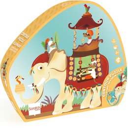 Contour Puzzel - Olifant