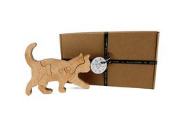 Puzzle en bois chat