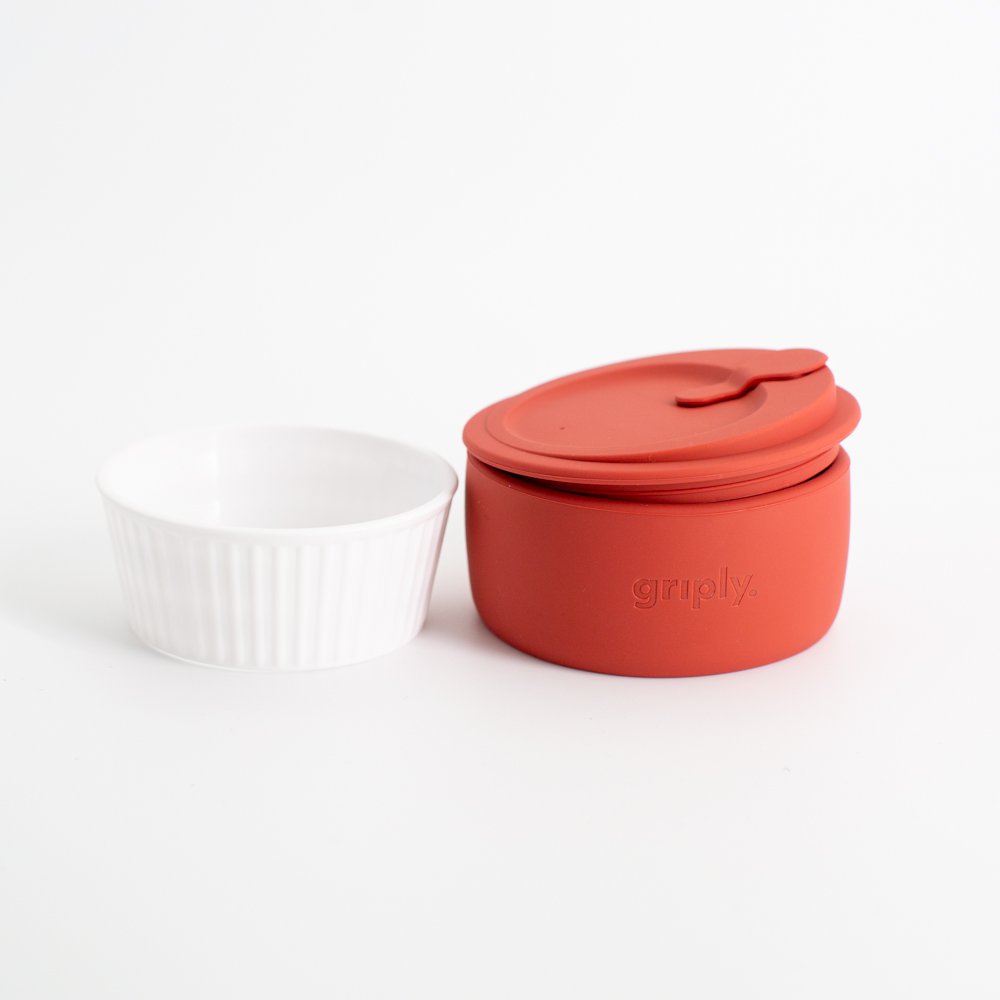 Griffige, faltbare Kaffeetasse – Rot – 355 ml
