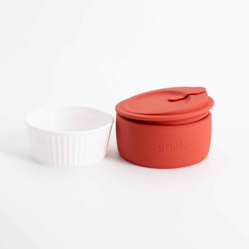 Tazza da caffè pieghevole Griply - Rossa - 355 ML