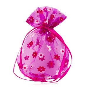 Organzabeutel pink mittel