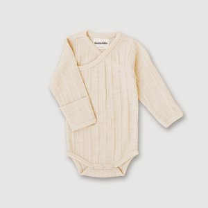 L/S-Body aus Wollripp – Hafer