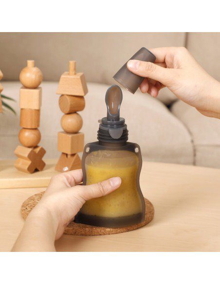 Taske (x1) Silikone Yummy Pouch 130ml + ske