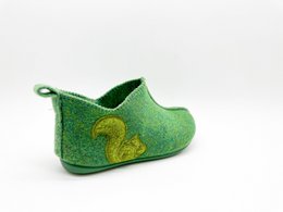 thies 1856 ® Kids PET Slipper Boot vegan green