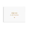 Kaart Zus Liefste | Goudfolie