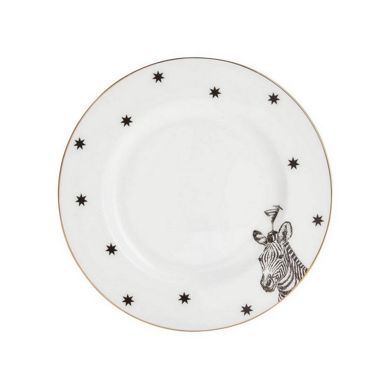 YE - Mono Party Zebra Speiseteller 16 cm