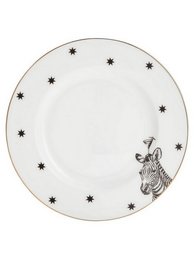 YE - Mono Party Zebra middagstallerken 16 cm