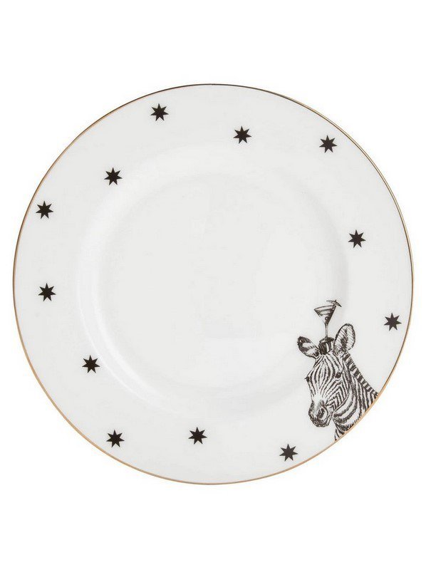 YE - Mono Party Zebra Speiseteller 16 cm