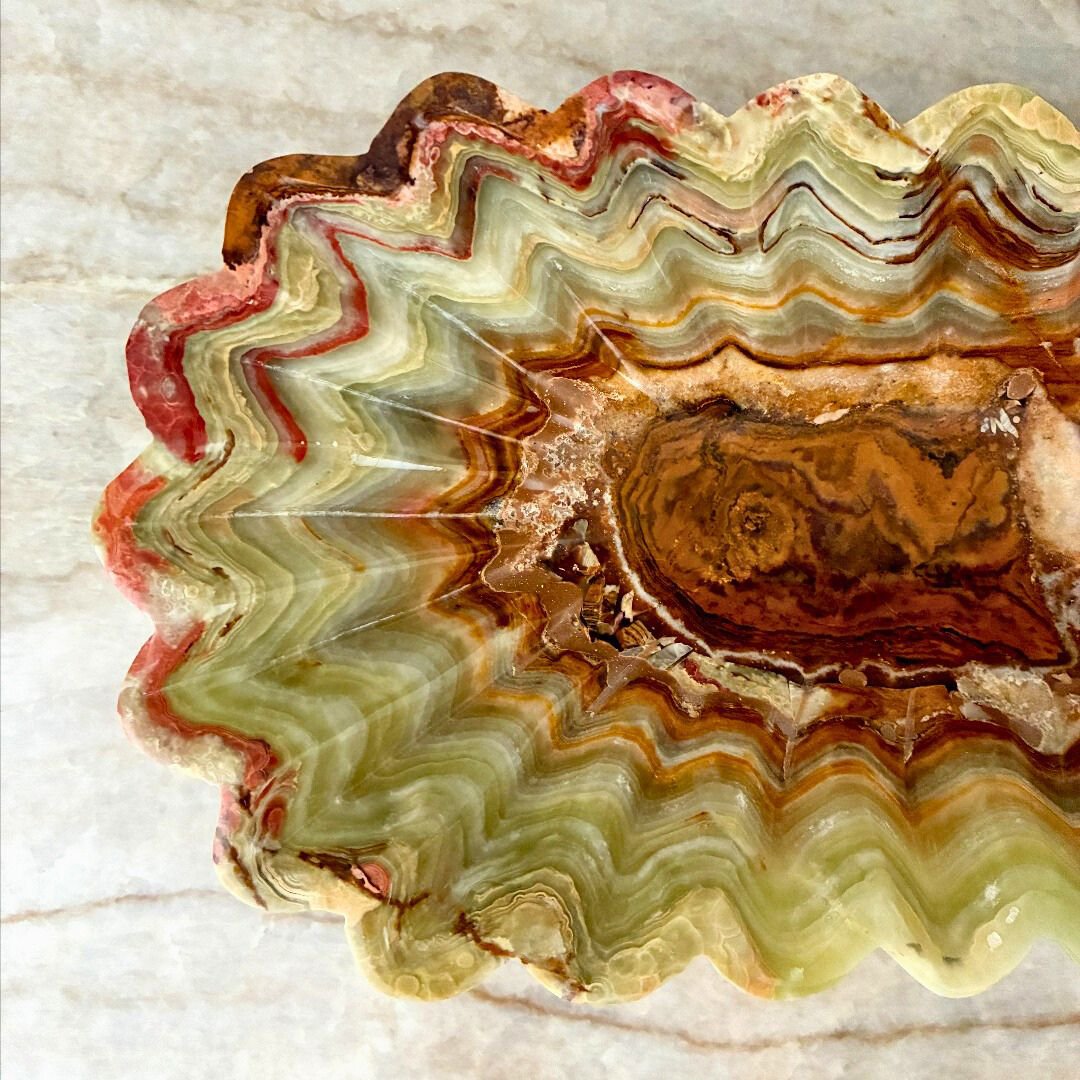 Middenstuk Dienblad Lichtgroen Onyx
