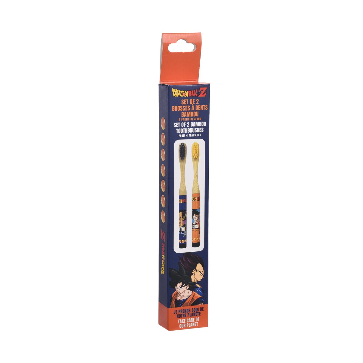 Set of 2 bamboo toothbrushes DRAGON BALL Z