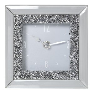 WEISS/BRILLANTE KRISTALLTISCHUHR 14X5X14CM, BATTERIE: 1XAA NEIN INKL. ST11696