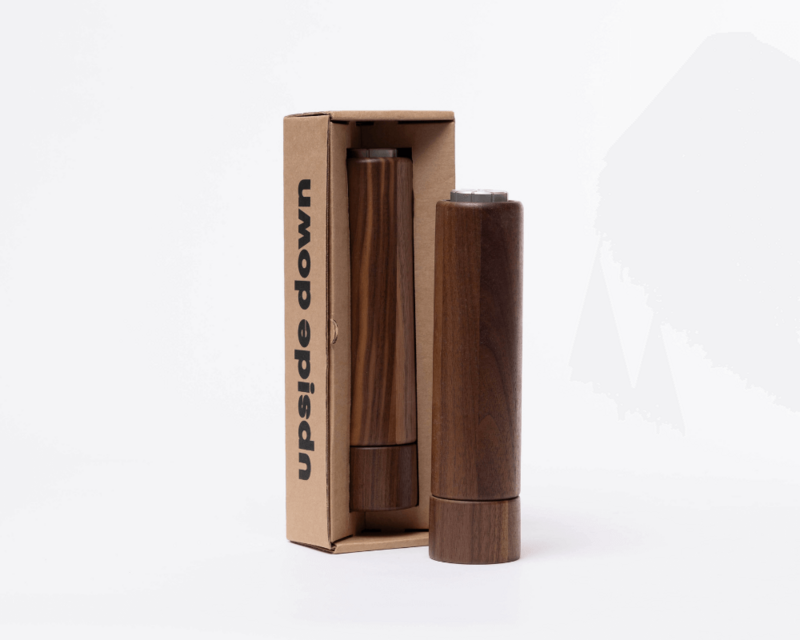 Salt & Pepper Grinders - UPSIDE DOWN - Oak / Walnut