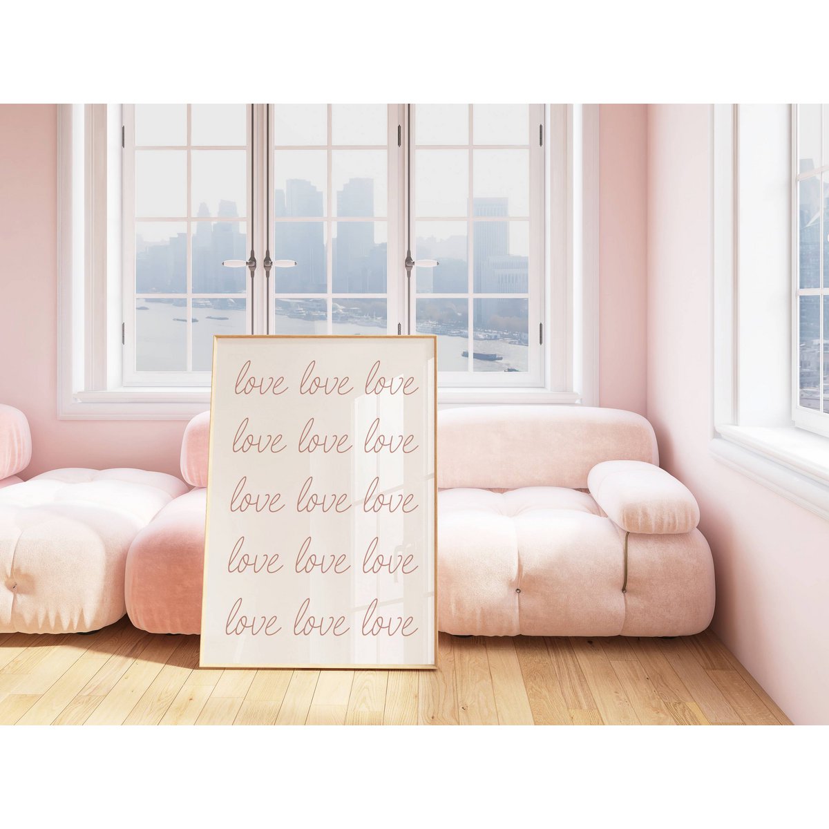 Love poster, love love love print, I love you print, girls poster, girls nursery print, nursery poster, girls room poster