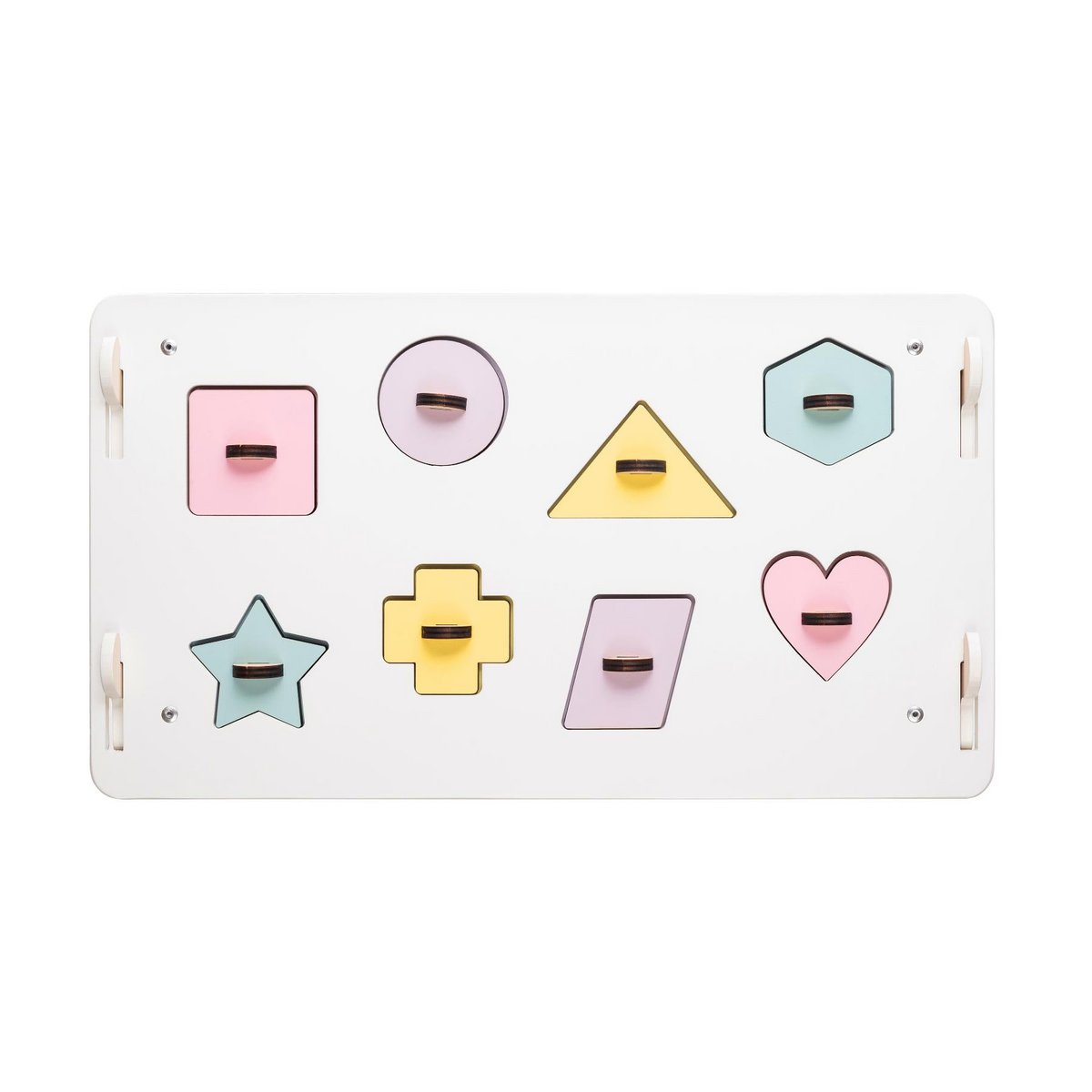BusyBoard sensorisch speelhuis wit/pastel - beperkte oplage