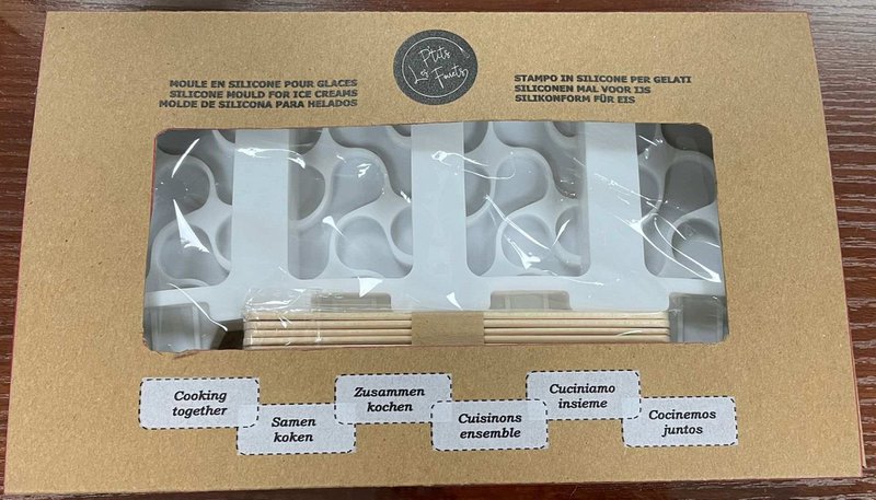 Ice cream mold on a stick