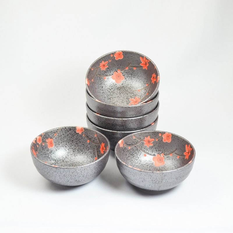 Cha wan teskål japansk raku glasur 12x6cmH