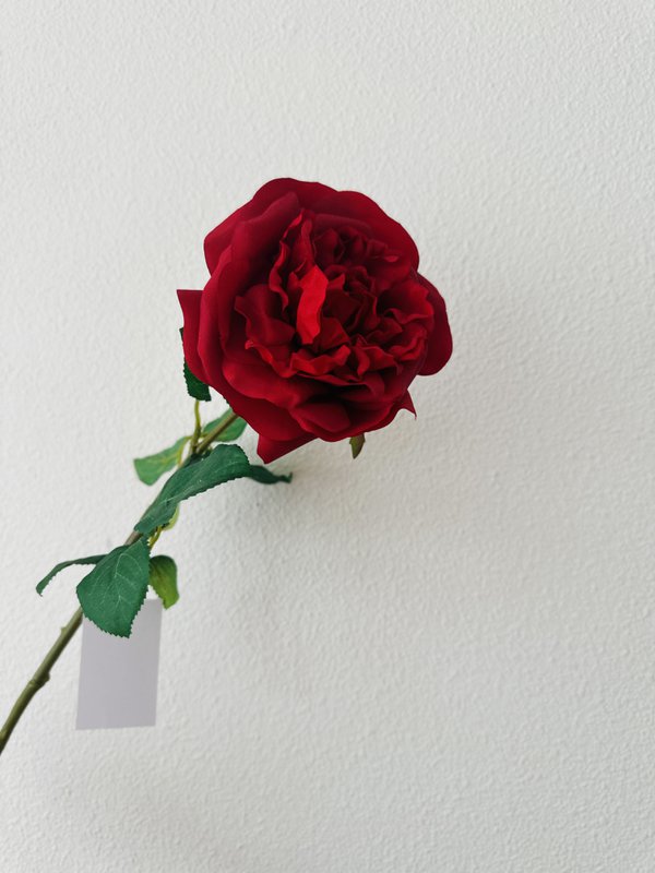 QMF Hand Touch Rose 65 cm 1 STK rød