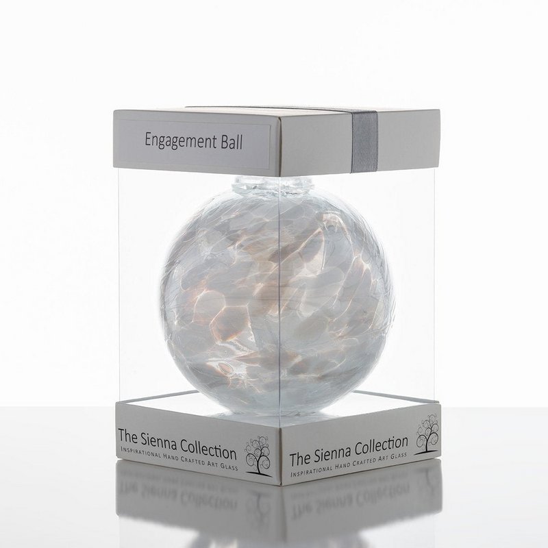Sfera dello spirito da 10 cm - Fidanzamento - bianca