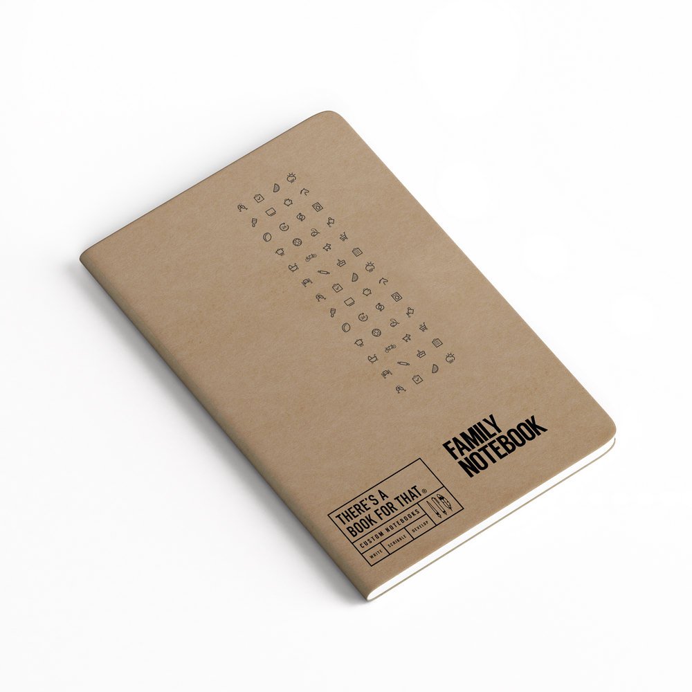 Familien-Briefpapier-Notizbuch