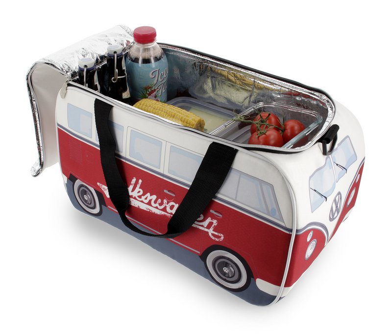 Volkswagen VW T1 Bus køletaske (25 l) - Rød