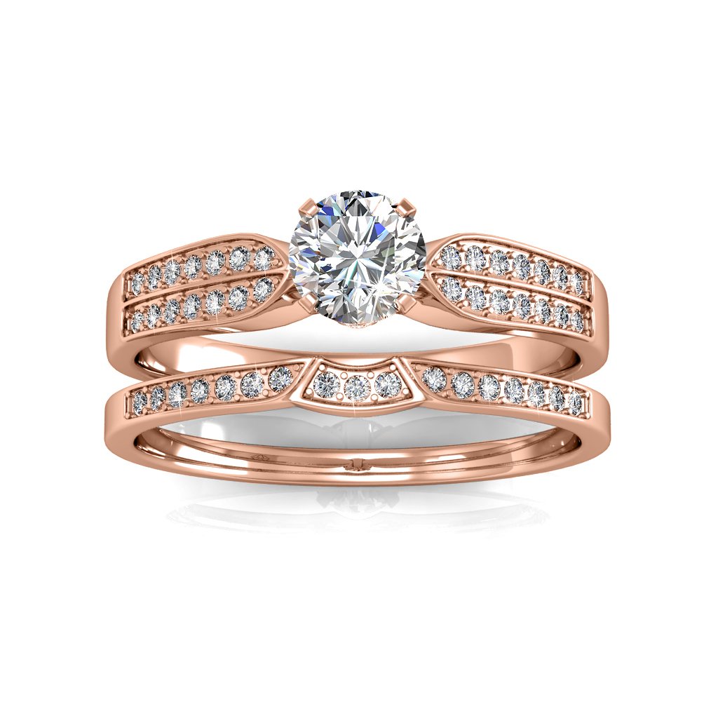Kejserinde Ring - Rose guld og krystal
