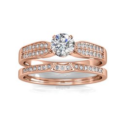 Kejserinde Ring - Rose guld og krystal