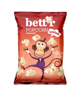 Popcorn Salted, organic, Bett'r, 60g