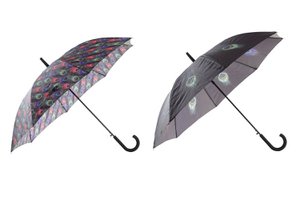 POLYESTER UMBRELLA 104X104X85 8 RODS 2 ASSORTMENTS. PW192197